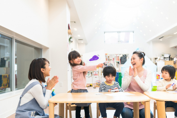 「江戸川駅」徒歩6分、絵本・食育・笑顔で日本一を目指す保育園