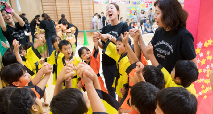 「沼袋駅」徒歩7分、子どもの興味や関心に合わせた保育を大切にする園