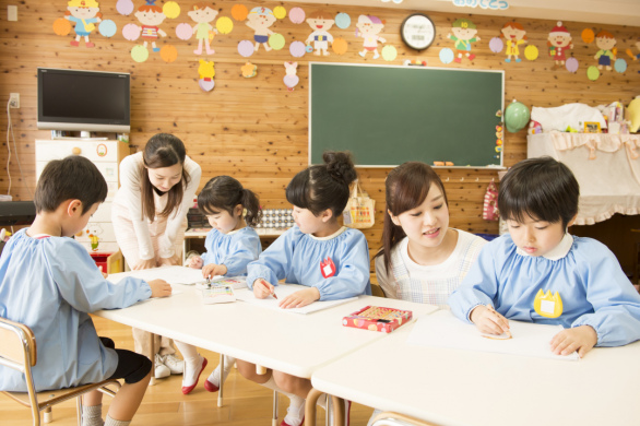 【幼稚園の幼稚園教諭】時短勤務制度あり、漢字教育に力を入れている園です
