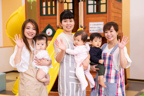 【認可保育園の保育士】「愛野駅」徒歩3分、のびのびと育っていける環境