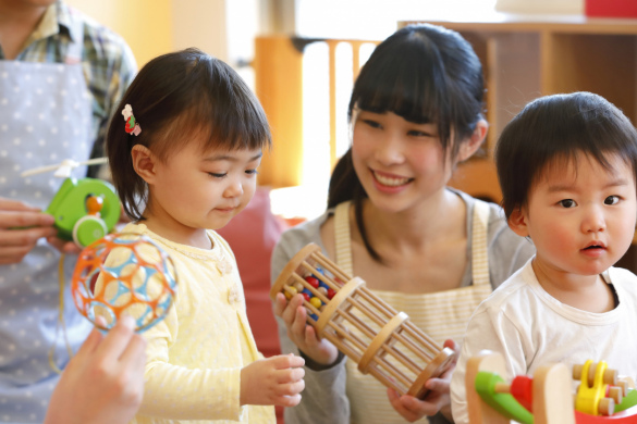 【事業所内保育園の保育士】年間休日125日、一人ひとりの子ども達を大切にした保育